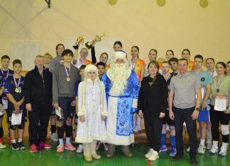 Девушки Сапожковской ДЮСШ завоевали золото в новогоднем турнире по волейболу