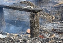 В селе Морозовы Борки горела баня