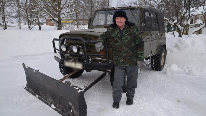 Уборка снега.Сапожок. 01.02.26_14