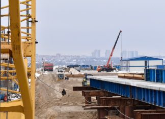 Губернатор Павел Малков: Работы по строительству нового моста через Оку идут круглосуточно