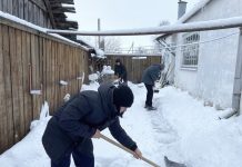 Сапожковские школьники помогли вдове ветерана Великой Отечественной войны