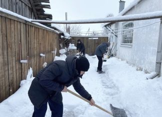 Сапожковские школьники помогли вдове ветерана Великой Отечественной войны